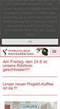 Mobile Screenshot of pforzheimer-kaffeeroesterei.de