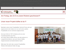 Tablet Screenshot of pforzheimer-kaffeeroesterei.de